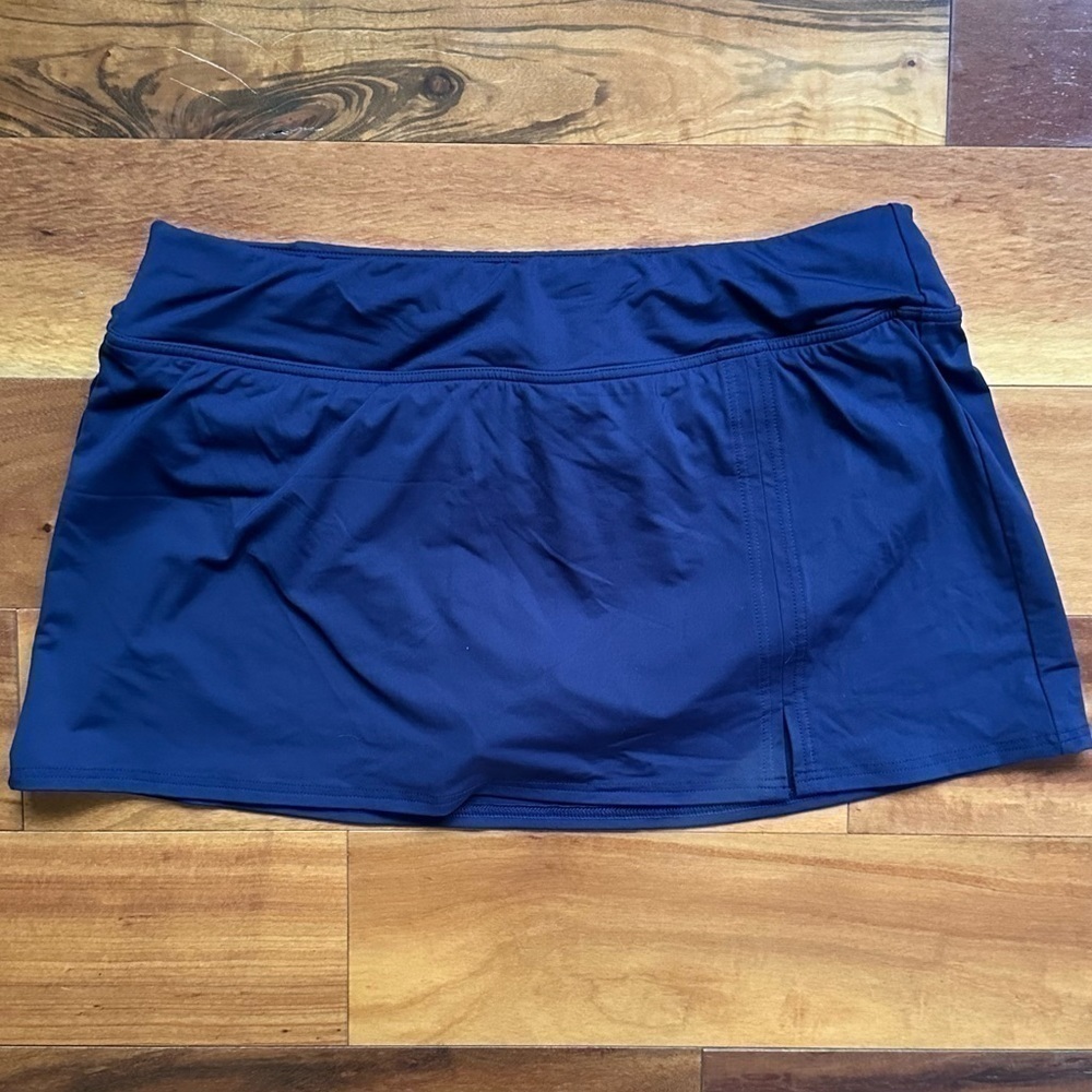 Lands End Front Slit Swim Skort